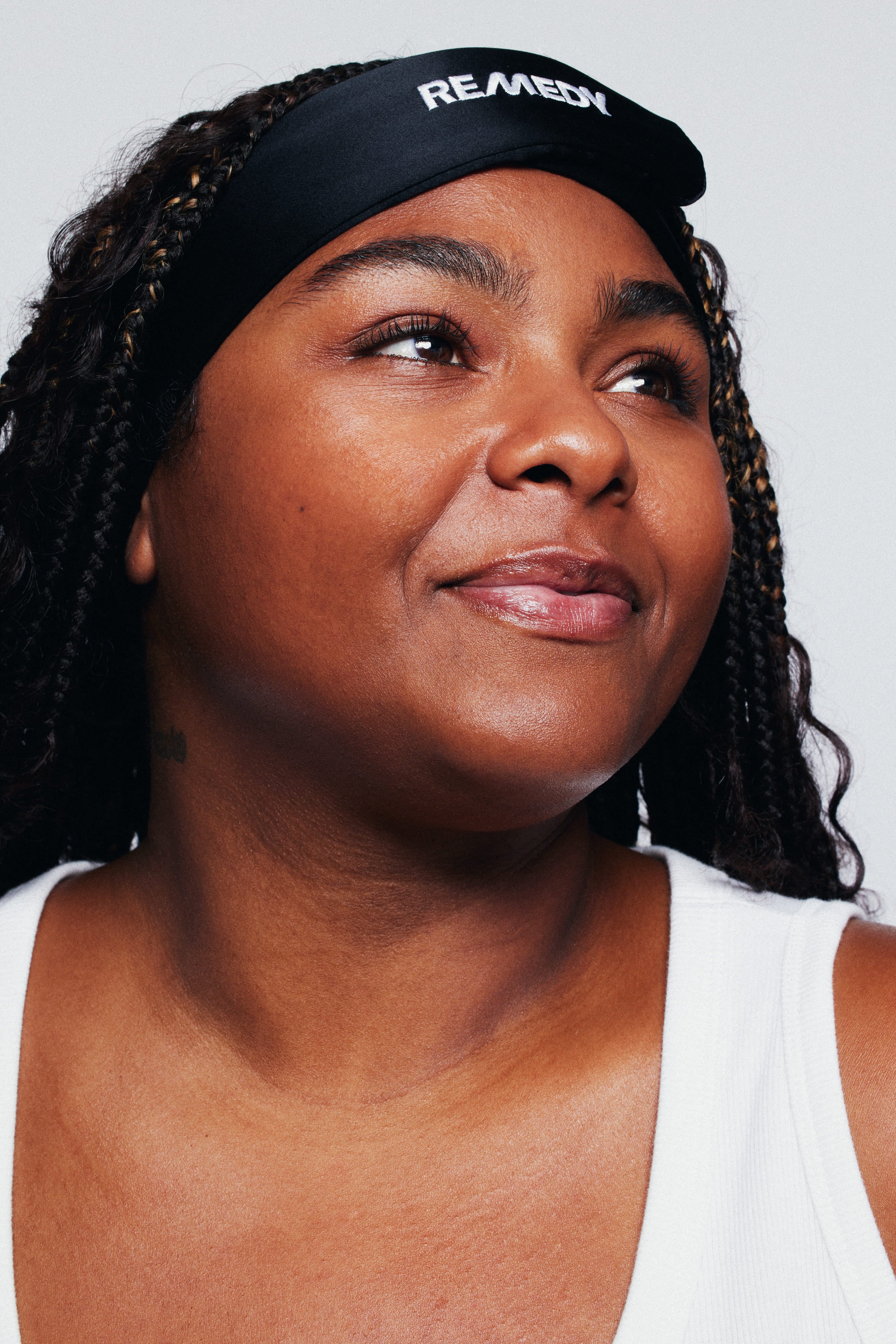 100% Silk Adjustable Skincare Headband - Image 3